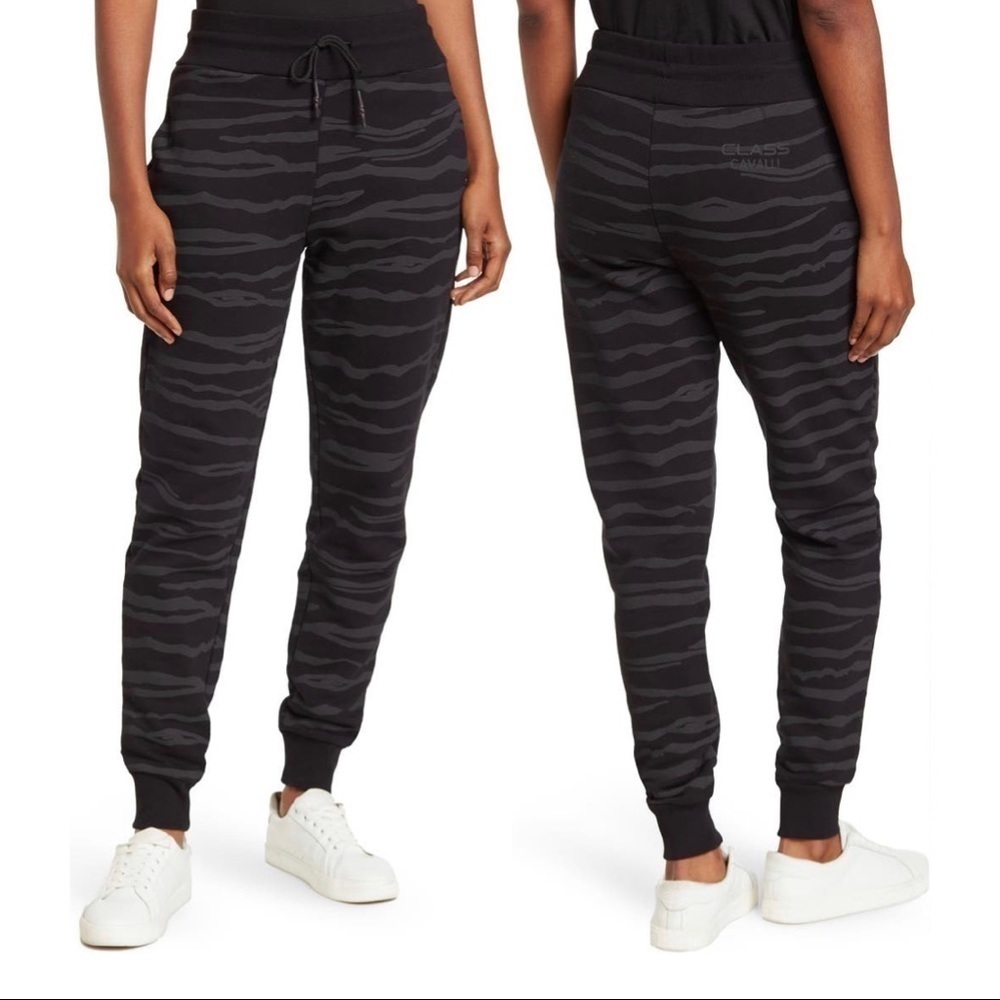NWT ROBERTO CAVALLI Animal Print Sweatpants